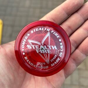 Stealth Fire Bandai Yomega 1998 Red Yo Yo